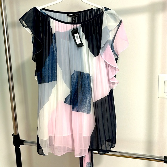 Banana Republic Chifon Waist Tie Blouse - Picture 10 of 12